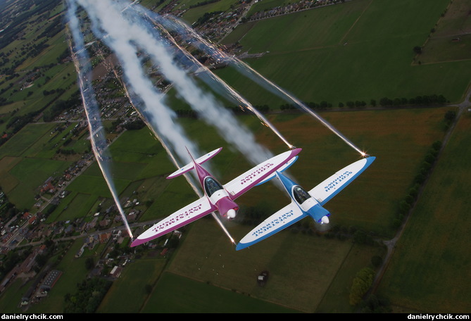 SWIP Team with flares
