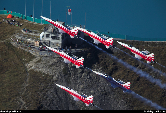 Patrouille Suisse over KP