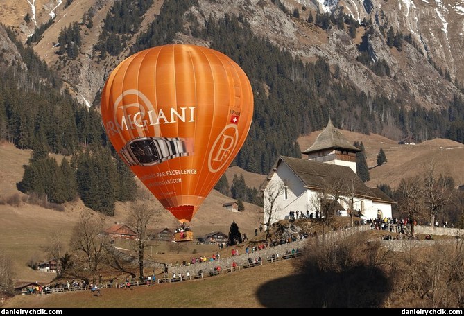 Balloons in Chateau d'Oex