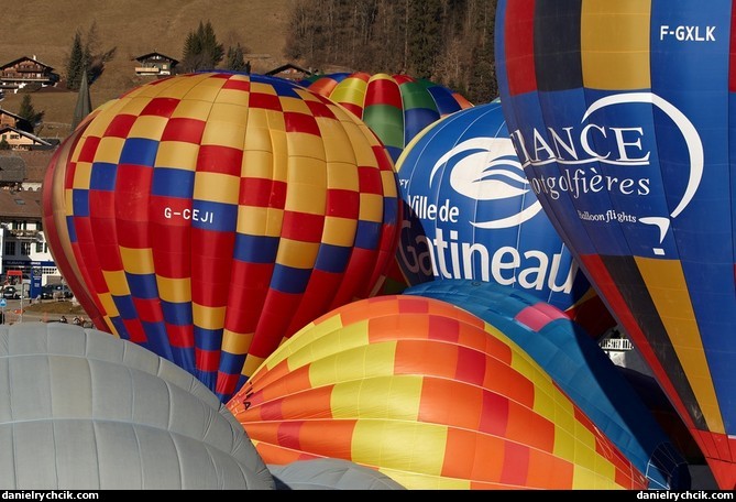 Crowd of balloons