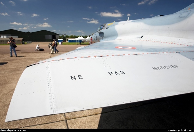 Mirage 2000C on static display