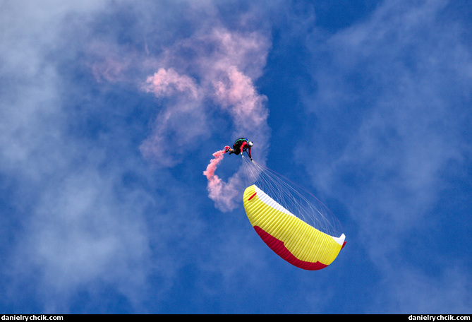 Parachute aerobatics