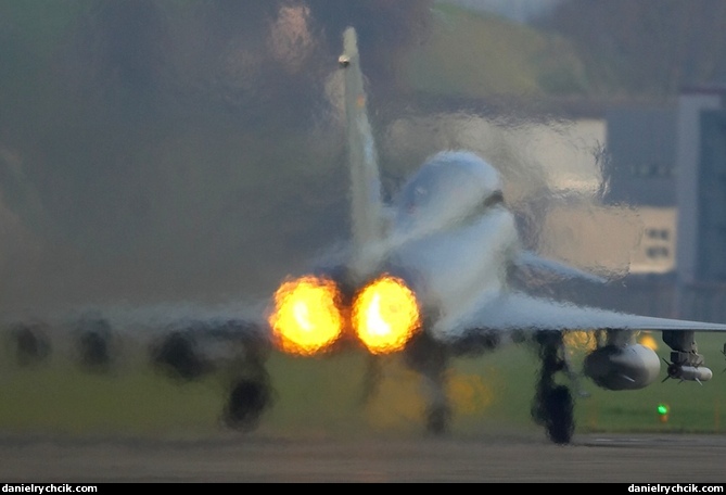 Behind the blast