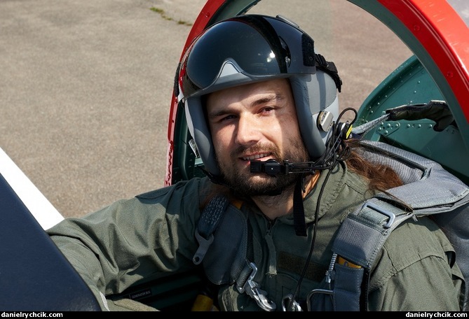 Me after the flight