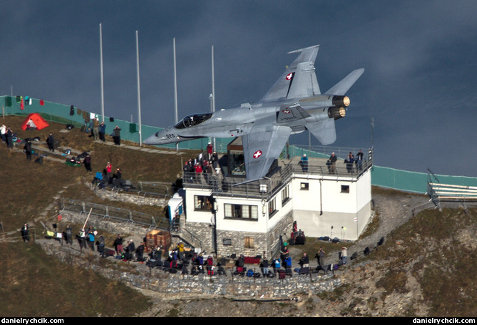 F/A-18C Hornet over Axalp KP
