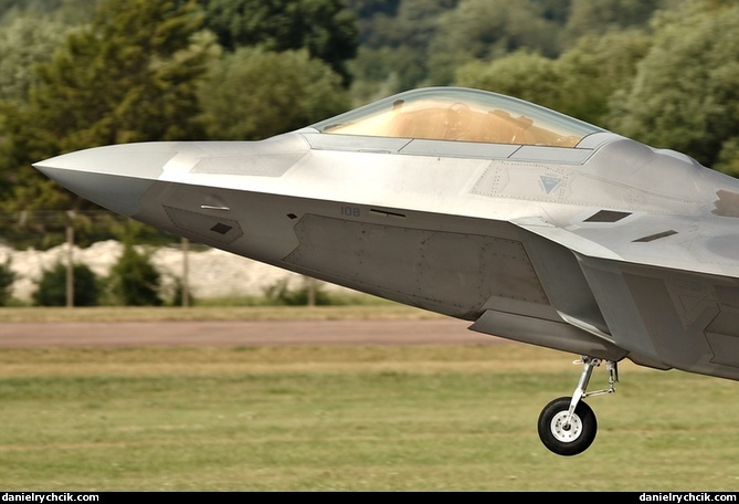 Lockheed Martin F-22A Raptor display